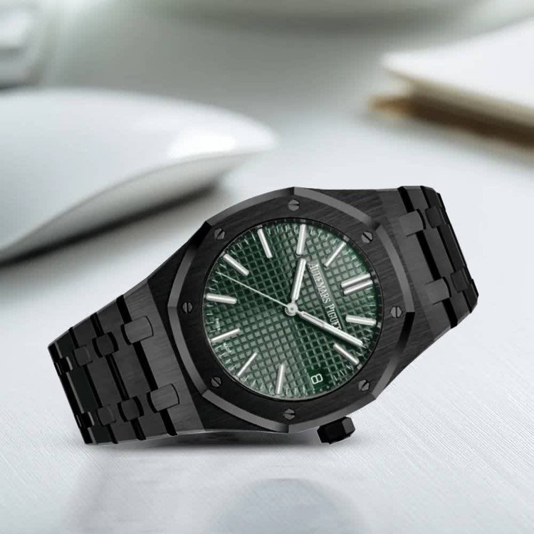 ساعت مچی مردانه اودمار پیگه Audemars Piguet مشکی صفحه سبز