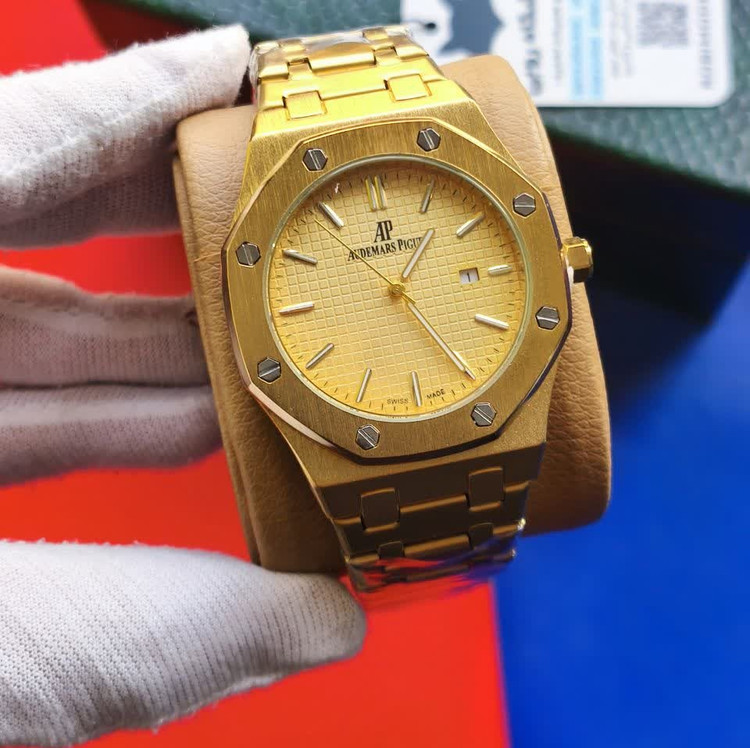 ساعت مچی مردانه اودمار پیگه Audemars Piguet طلایی