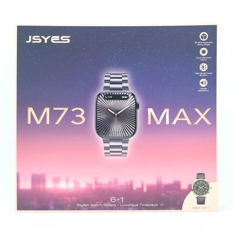 ساعت هوشمند مدل M73 MAX با 6 بند مختلف + هدیه
