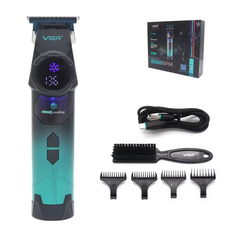 ماشین اصلاح موی سر و صورت شارژی وی جی ار مدل V-946