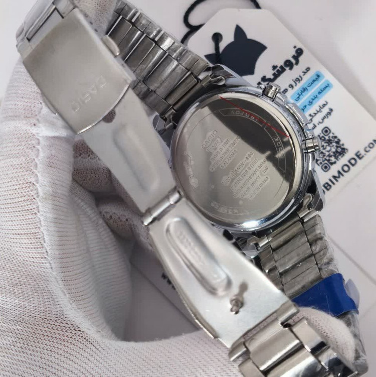 ساعت مچی عقربه ای و دیجیتال کاسیو CASIO صفحه سبز + جعبه